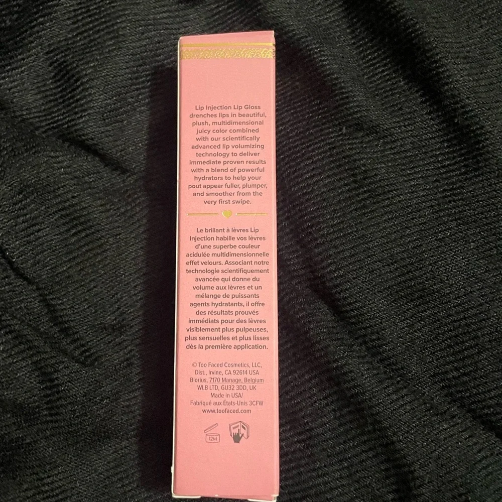 New too Faced lip injection lip gloss color just friends beautiful color 🌸